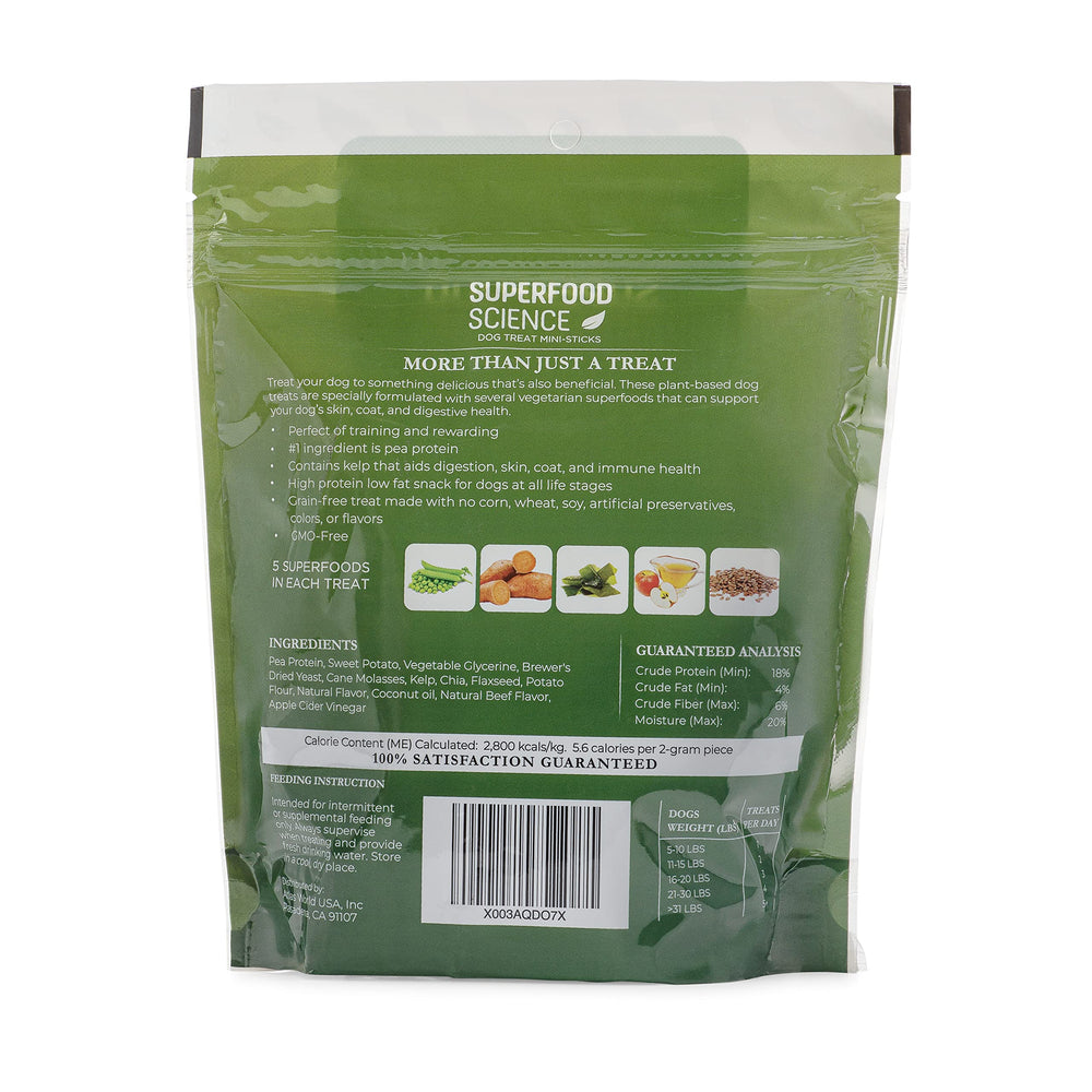 Superfood Science brewers-yeast benefits in dog treats include B vitamins and minerals.