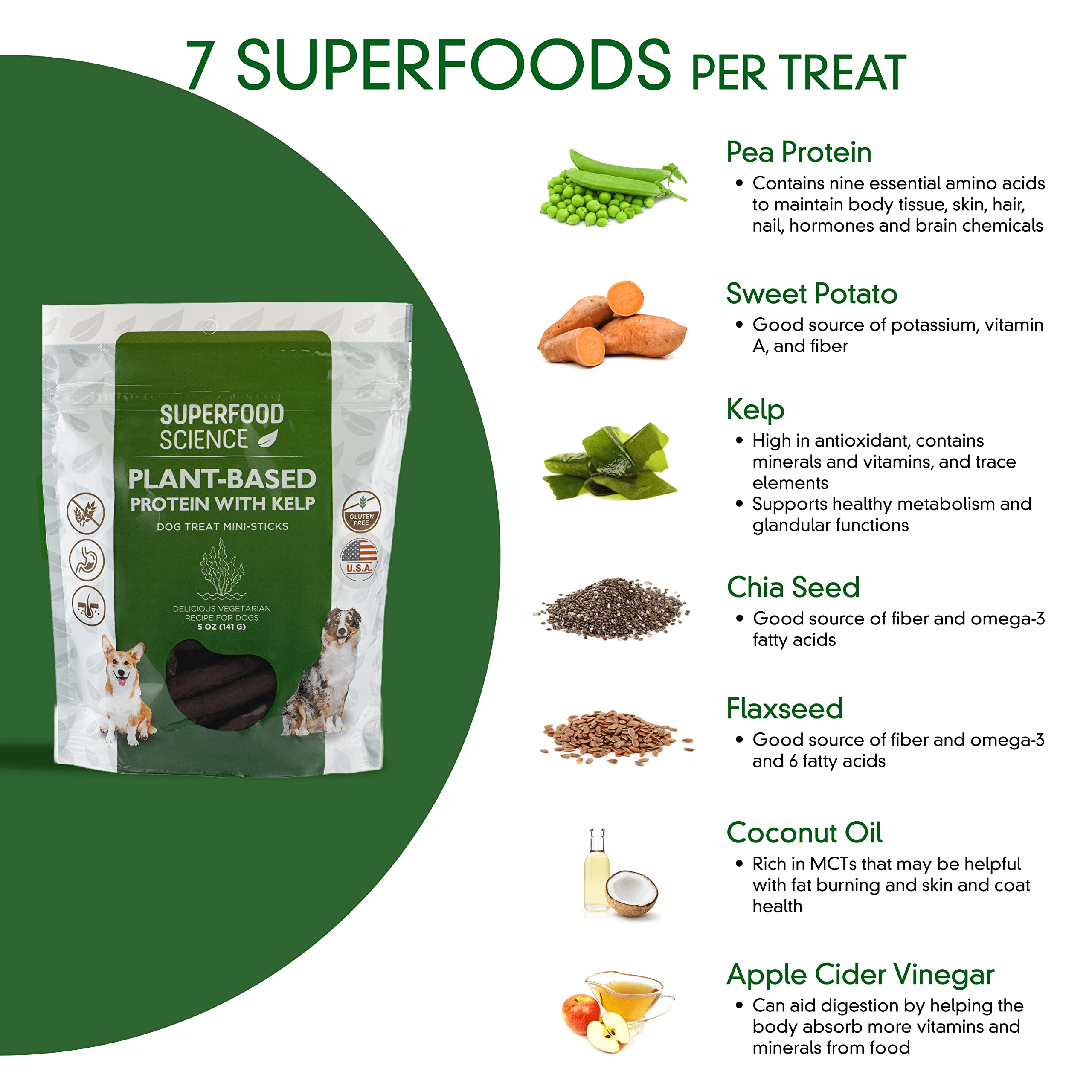 Superfood Science natural beef flavor dog treats offer a meat-like aroma without meat.
