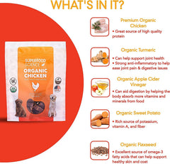 Superfood Science organic-dog-treats-semi-soft-jerky designed for easy breaks
