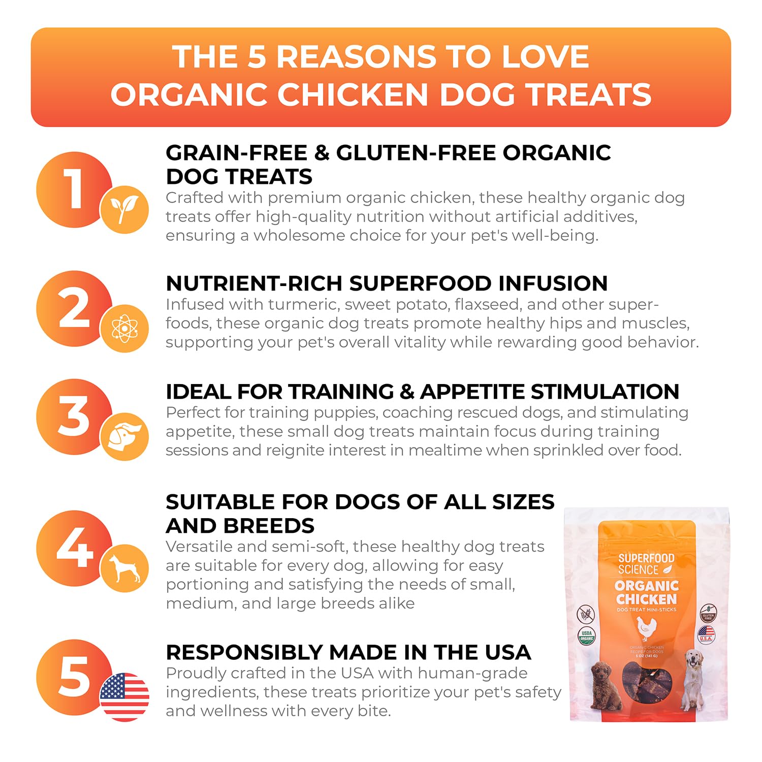 Superfood Science organic-dog-treats-sweet-potato-texture showing wholesome bite and flavor