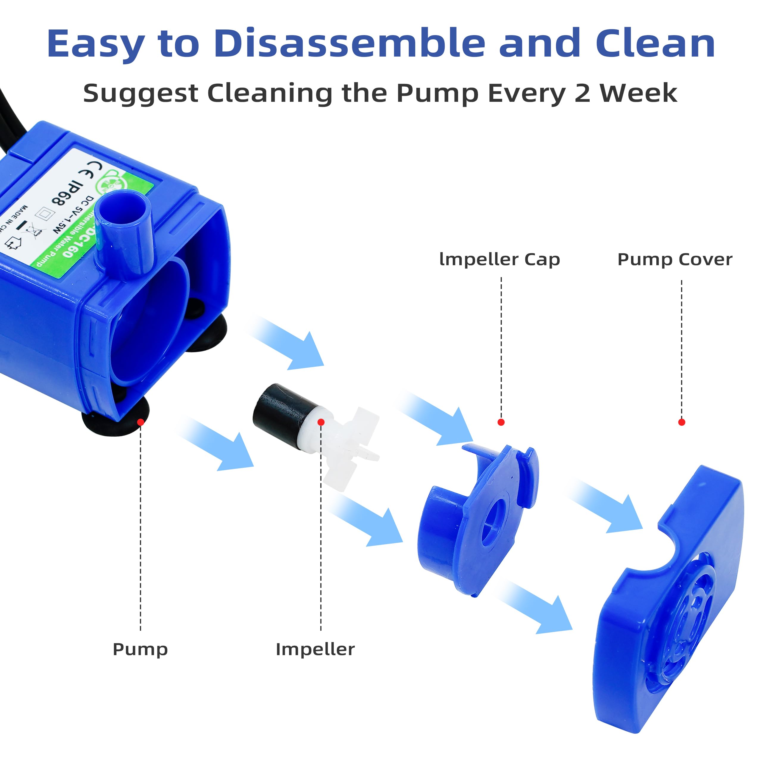 Supersuki replacement motor for cat fountains supports reliable hydration.