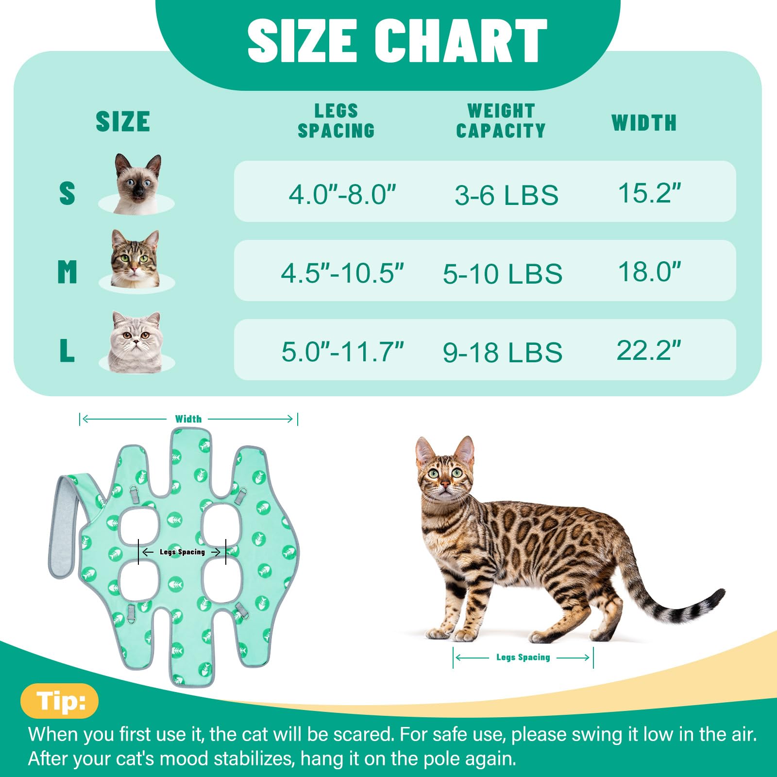 Supet Cat Grooming Hammock serves as an all-in-one tool for nails, brushing, ears, and medicating.