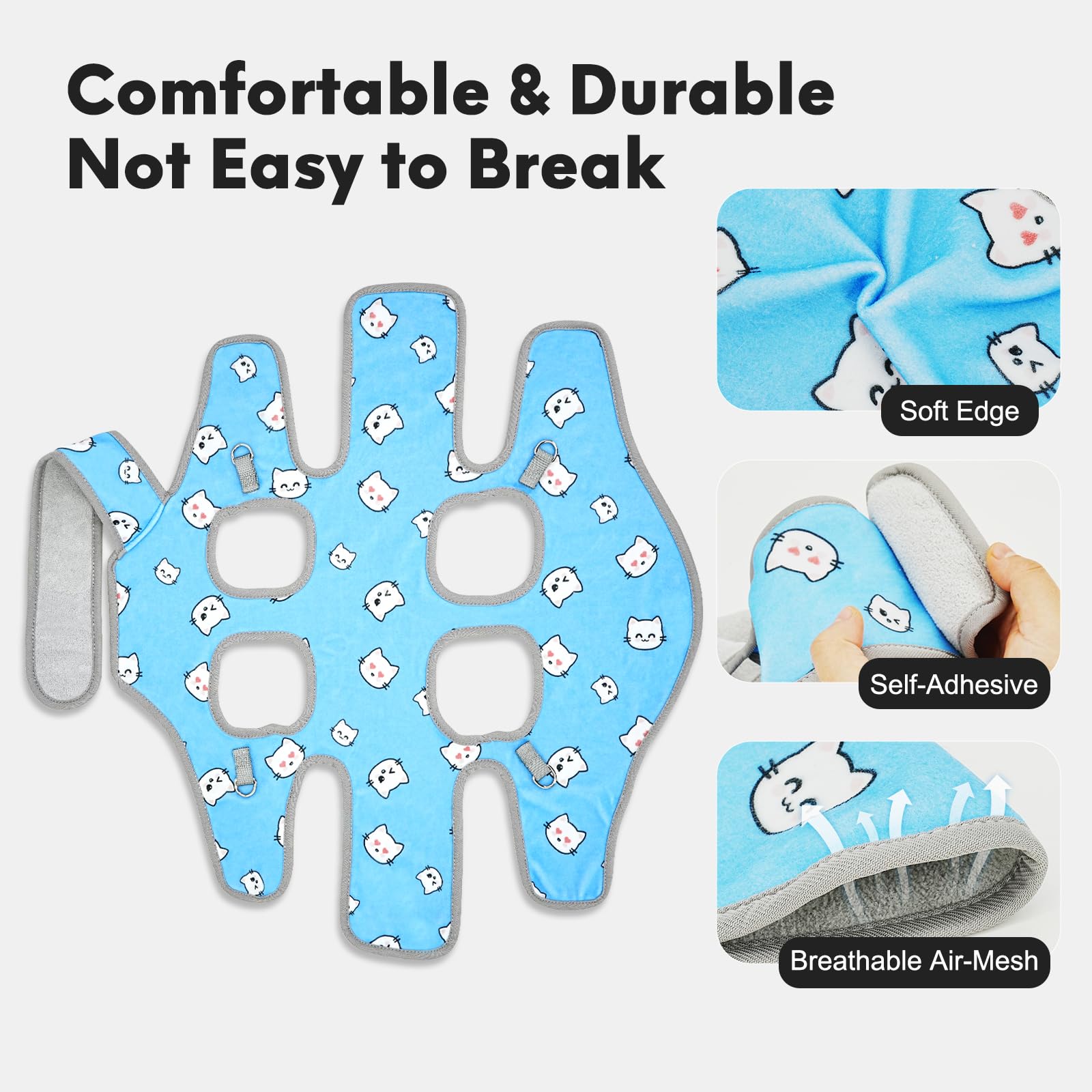 Supet medication administration wrap enables easy, smooth dosing sessions.