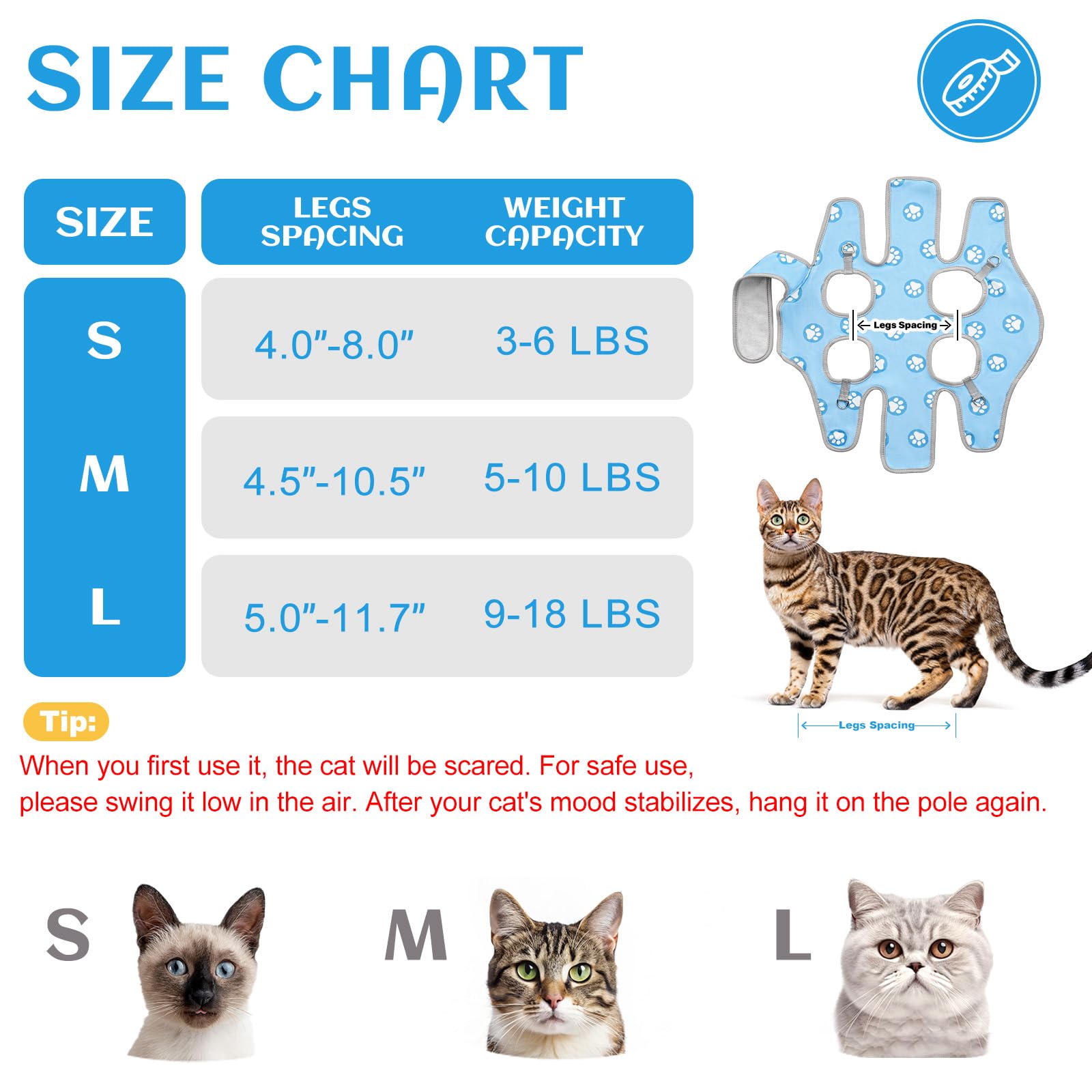 Supet cat wrap ear cleaning: secure, cozy fit for easy ear hygiene