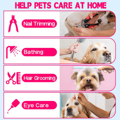 Supet dog grooming hammock adjustable buckle helps reduce movement.