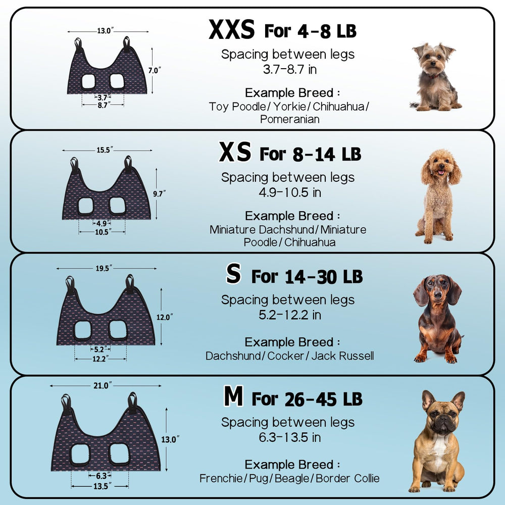 Supet dog grooming hammock D-ring security keeps strap from slipping.