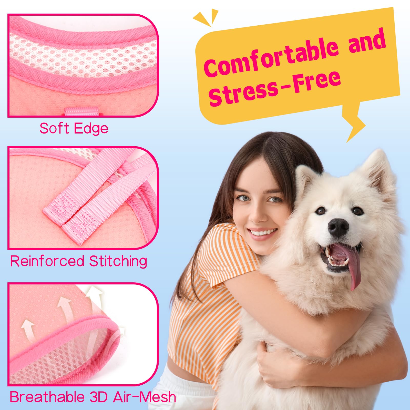 Supet dog grooming hammock kit included with clippers for a complete routine.