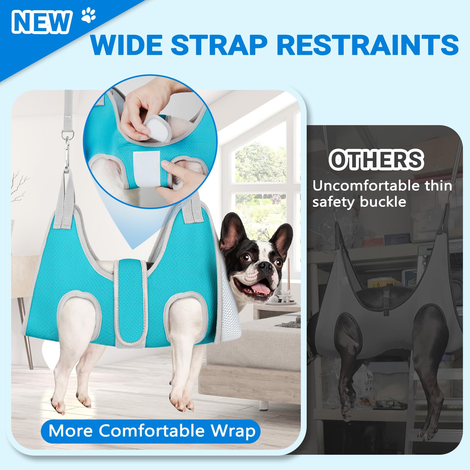 Supet dog nail clippers closeup shows precise trimming for smooth nails.