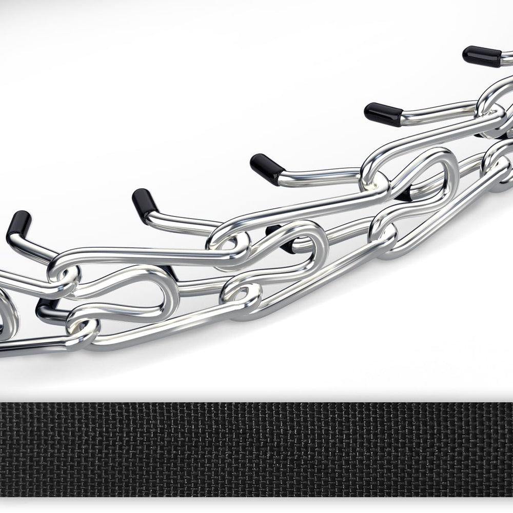 Supet package includes extra links for quick size adjustments as dogs grow.