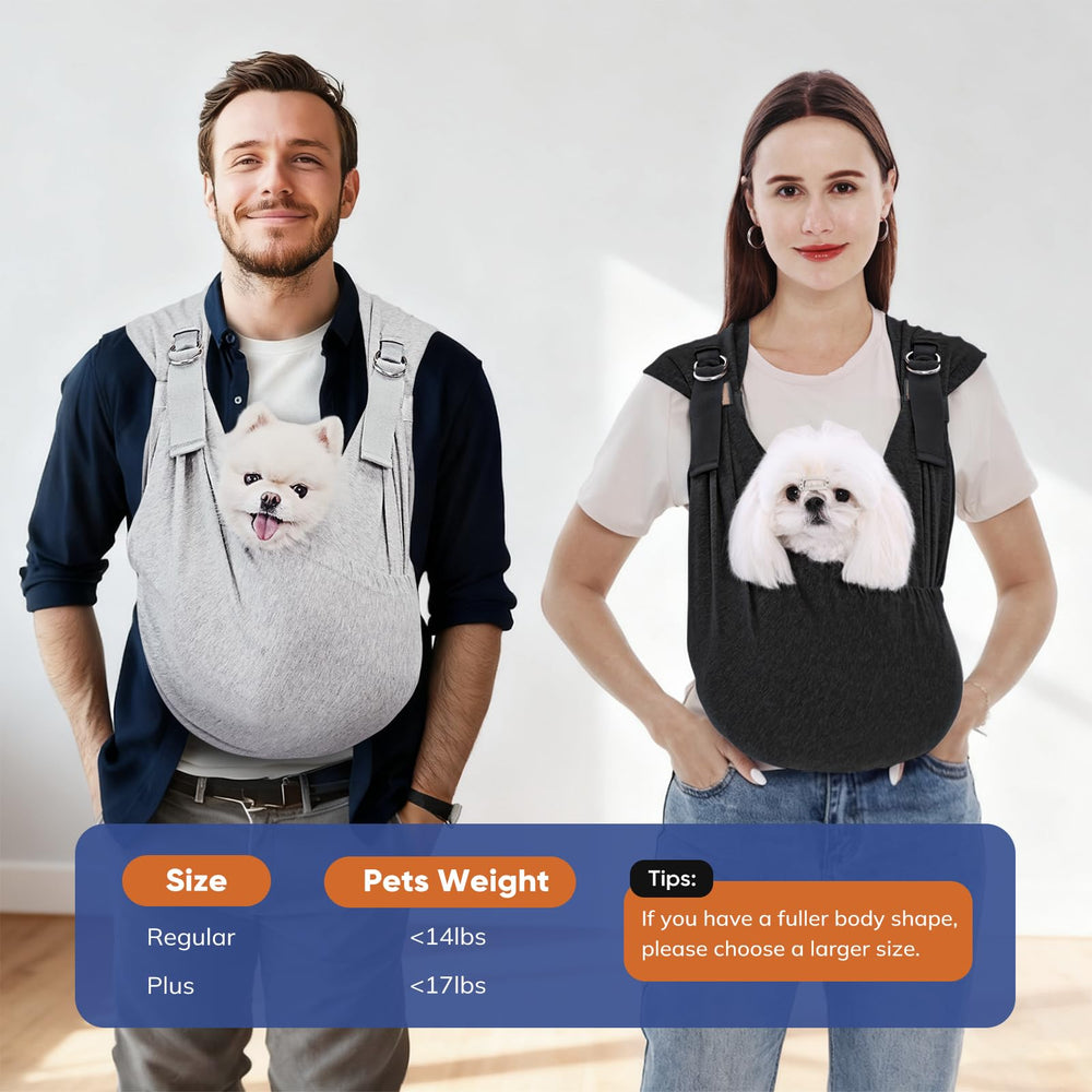 Supet dog sling cat and dog friendly design for versatility.