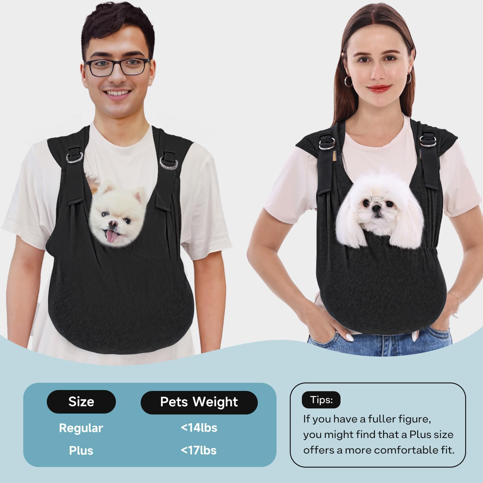 Supet dog sling fabric close-up in plush 99% cotton for comfort
