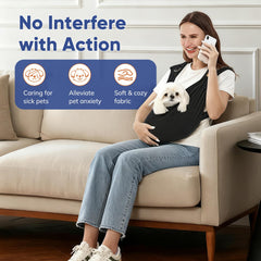 Supet dog sling hands-free usage keeps you multitasking on errands.