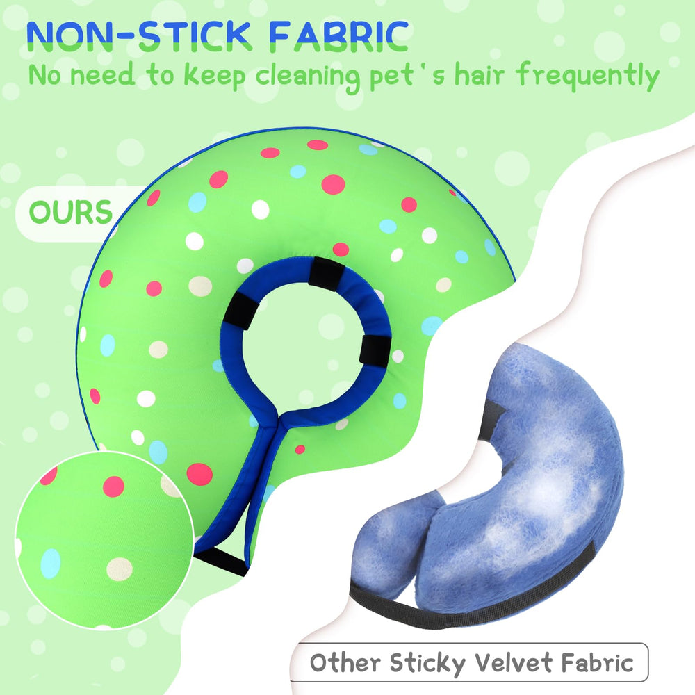 Supet donut collar lightweight design facilitates natural movement and visibility