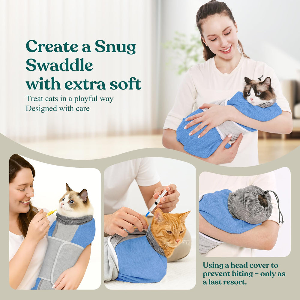 Supet envoltura de gato es fácil de limpiar y lavable entre usos.