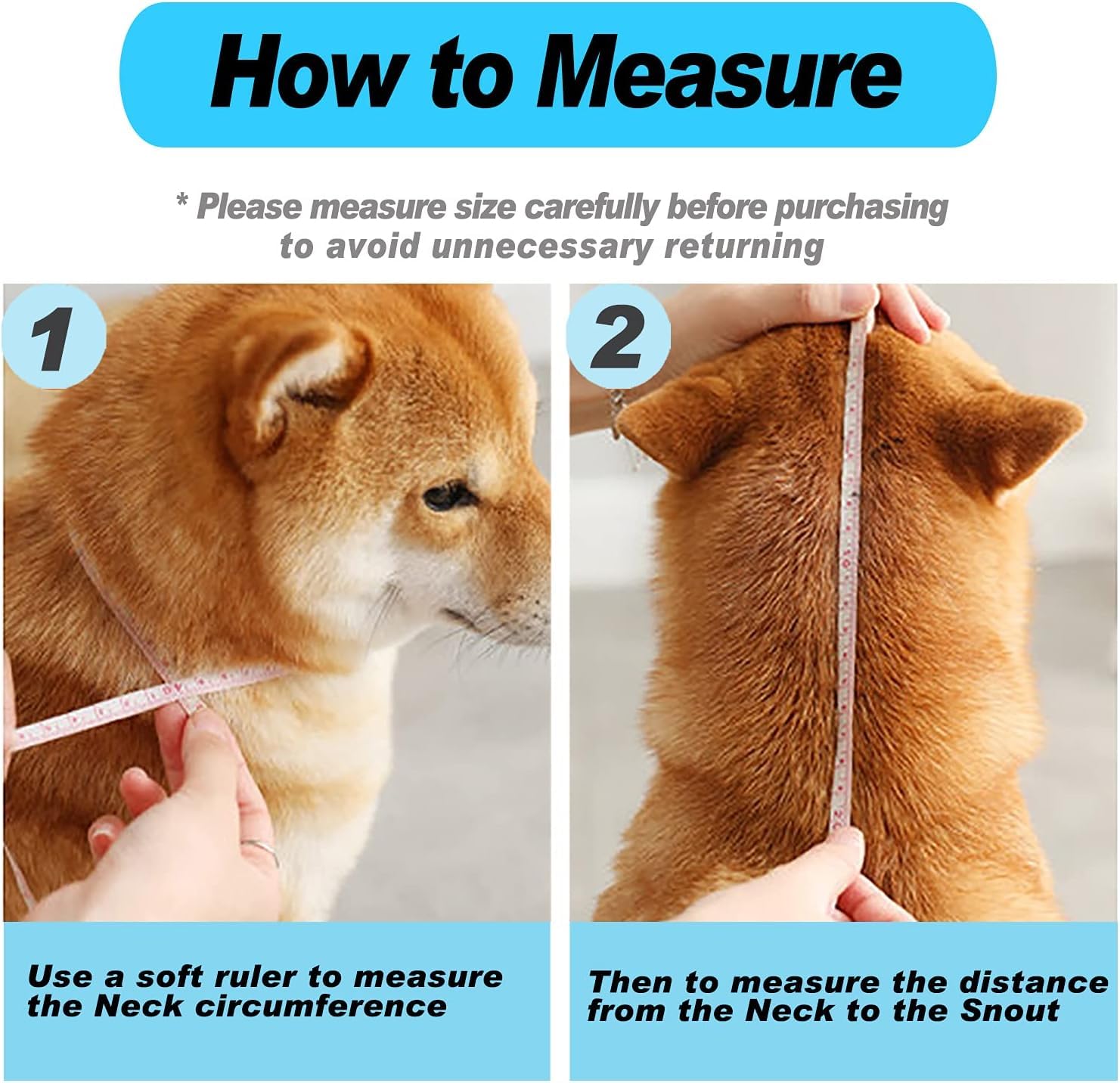 Supet size-chart guide helps select the right fit for dogs of all sizes.