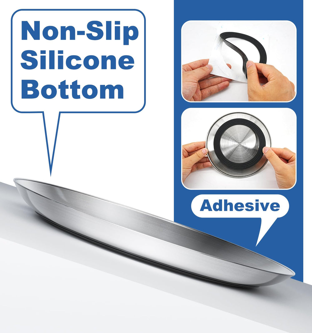 Supet SUS304 food-grade stainless steel construction for safe, rust-resistant feeding