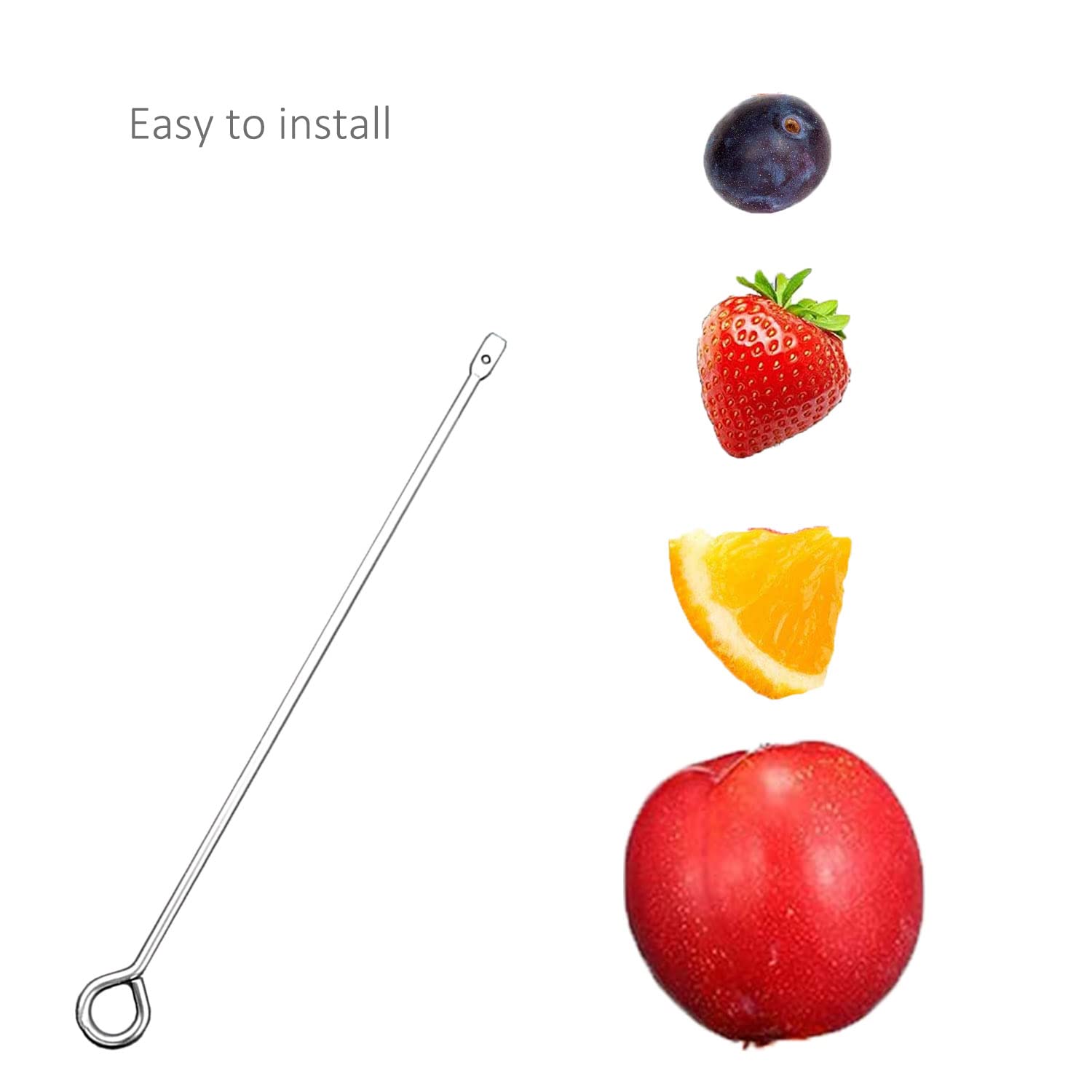 Suplklz 304 stainless steel skewer durability for long lasting use