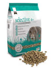Supreme Petfoods Science Selective Rabbit Mature bag showcases mature rabbit nutrition for a healthy coat.