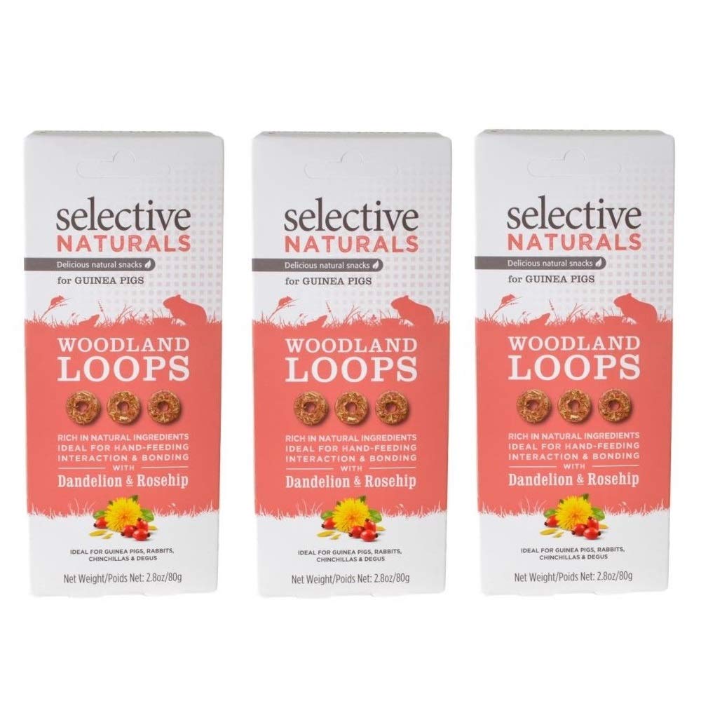 Supreme Petfoods woodland loops pack for bonding and enrichment during feeding.