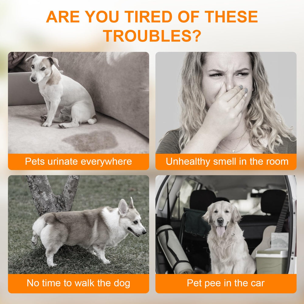 SUPRONLOVE Charcoal Puppy Pads quick-dry formula enables tidy cleanup after accidents