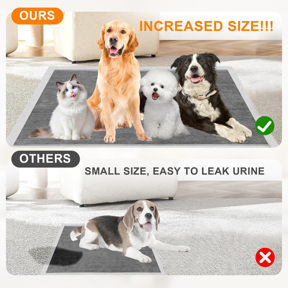 SUPRONLOVE Charcoal Puppy Pads ideal for dogs, cats, and small pets during training