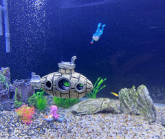 SUPTEC two float balls create buoyant motion within your aquarium.