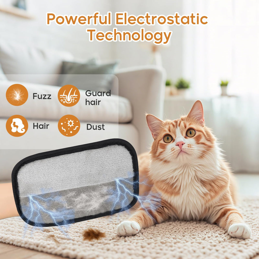 SUPVOL electrostatic technology lifts hair and lint with ease