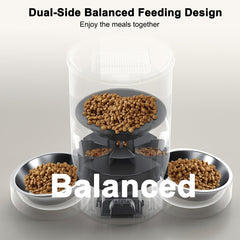 Surdy desiccant moisture seal keeps dry food fresh between feedings.