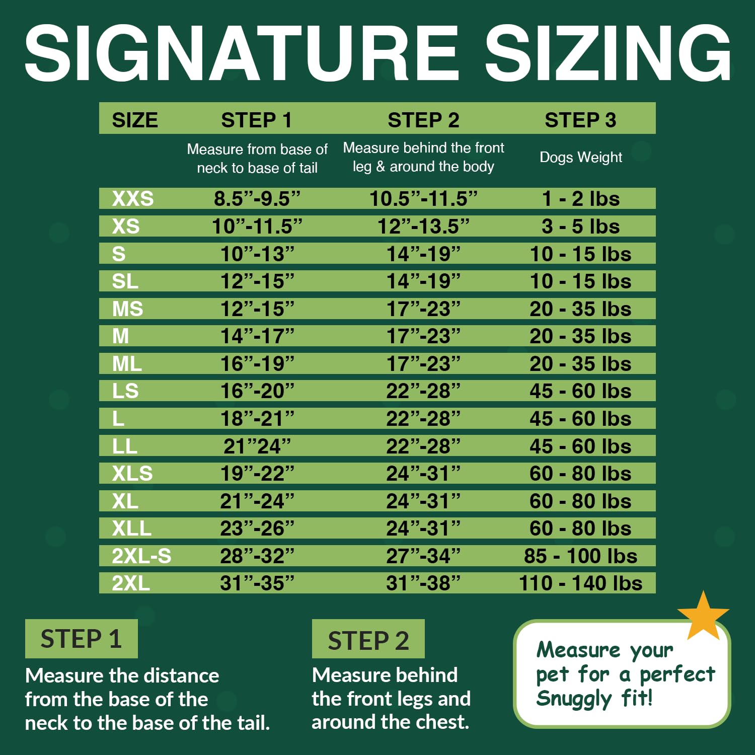 SurgiSnuggly WaGS-signature-size-system for precise 2XL spine fit.