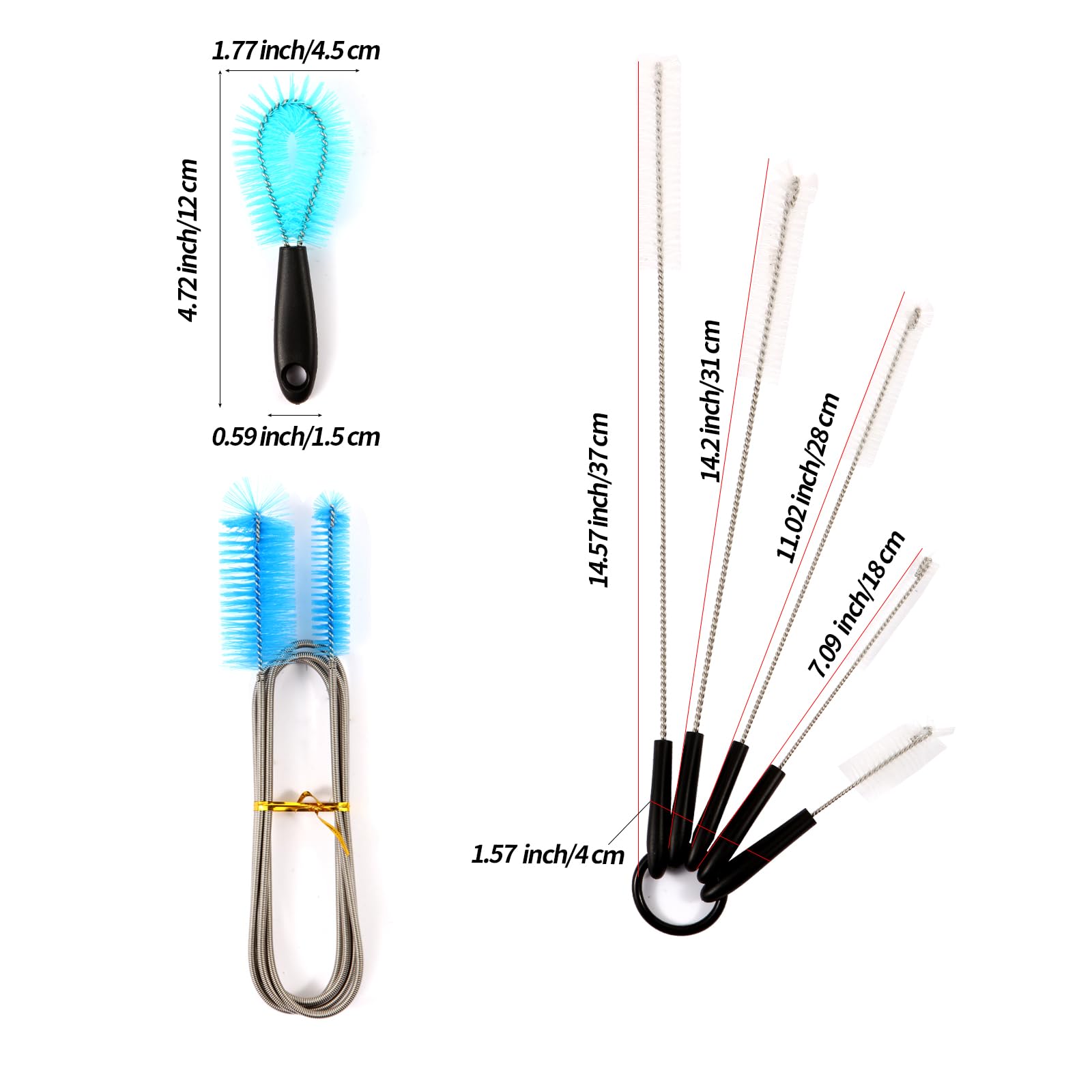 Suseg non-rusting brush material design for durable long-term use