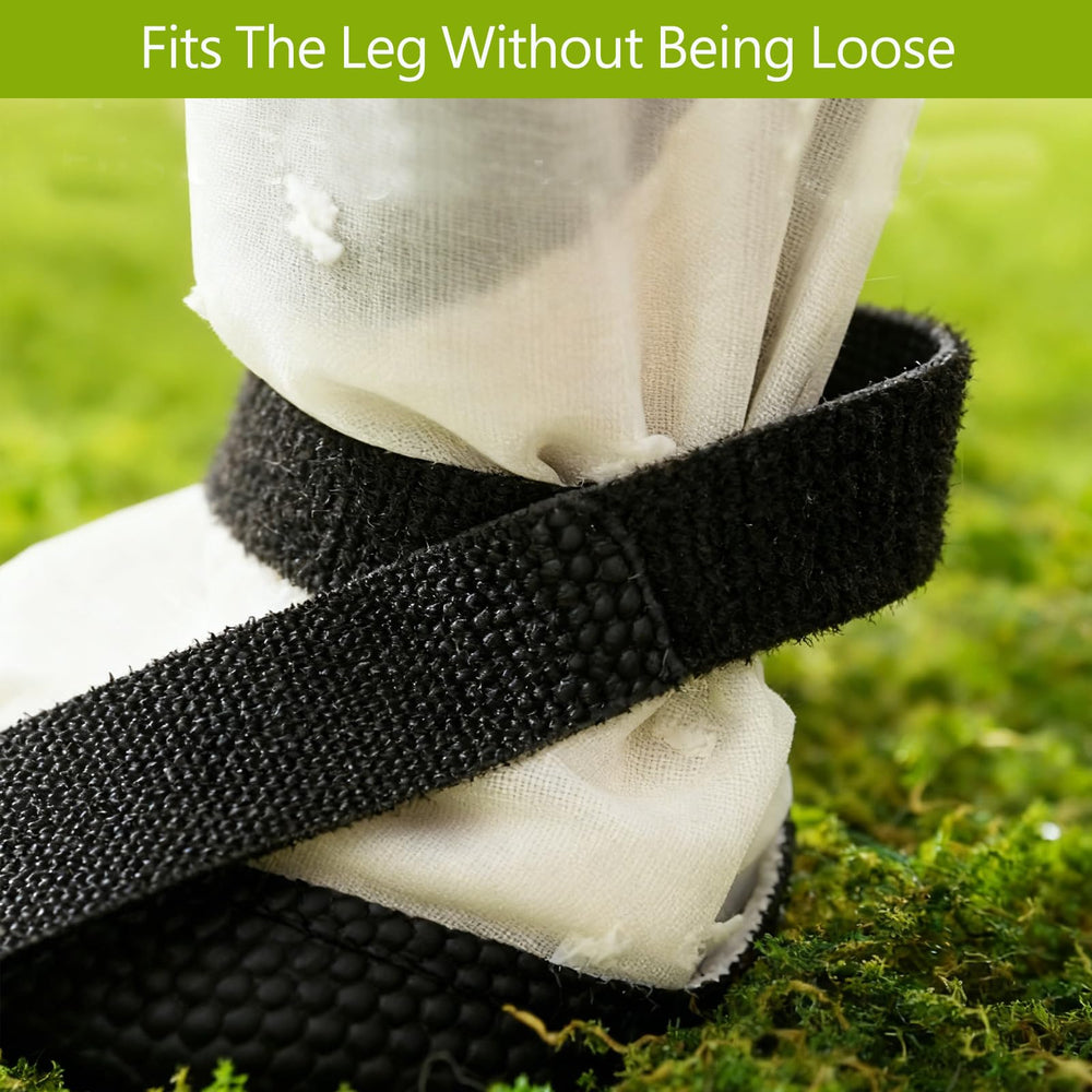 Suspender Boots For Small Dogs over-the-back design supports secure wear.