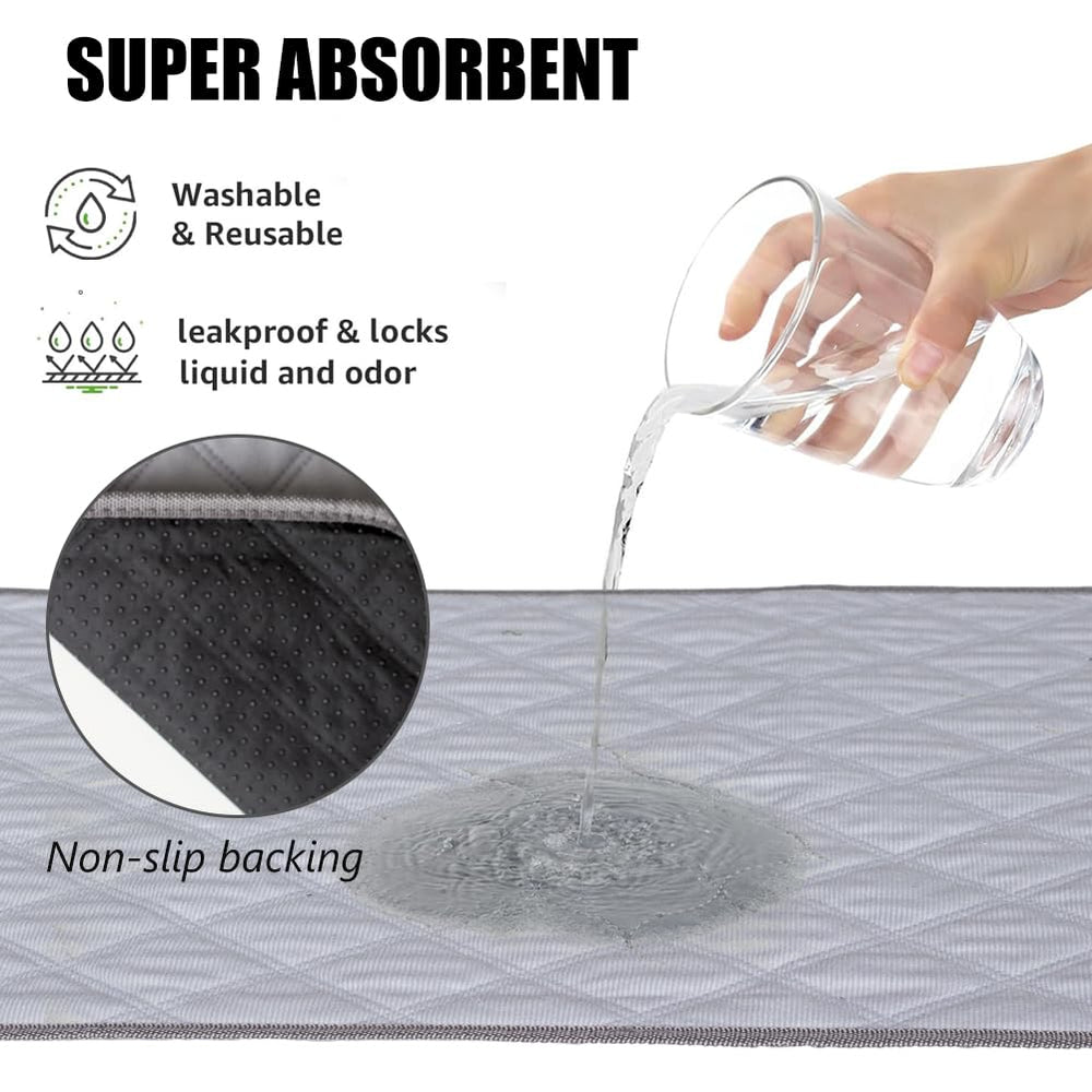 Suwuyue four-layer leakproof safety system visible in tray and grass.