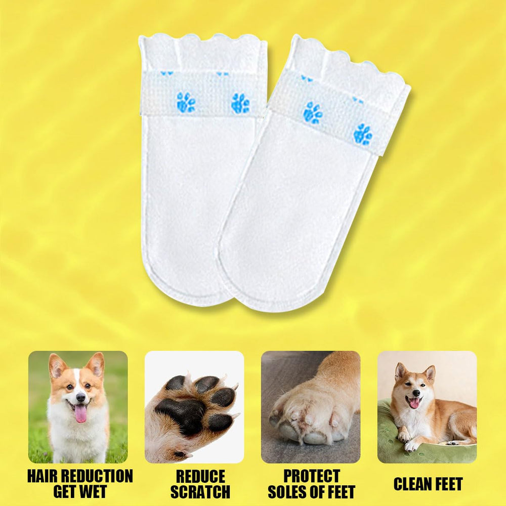 Suxgumoe soft nonwoven material dog boots close view emphasizes lightweight wear