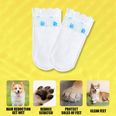 Suxgumoe soft nonwoven material dog boots close view emphasizes lightweight wear