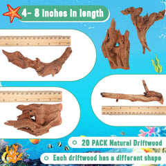 Suzile coral driftwood varied shapes enhance aquascapes with natural looks.