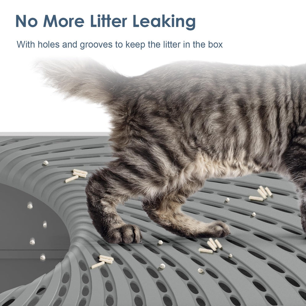 Suzzipaws filter lid and scoop included for easy cleaning and odor management.