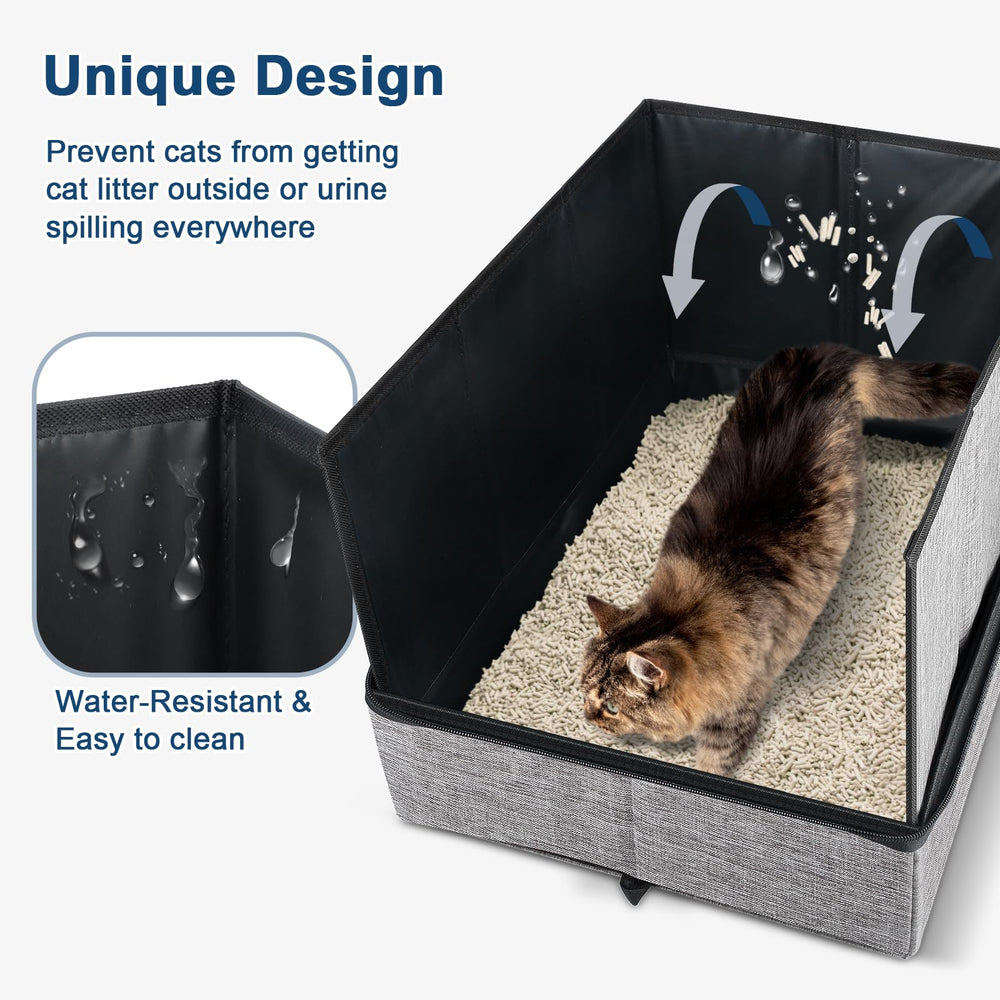 Suzzipaws litter box hard bottom for stable car rides