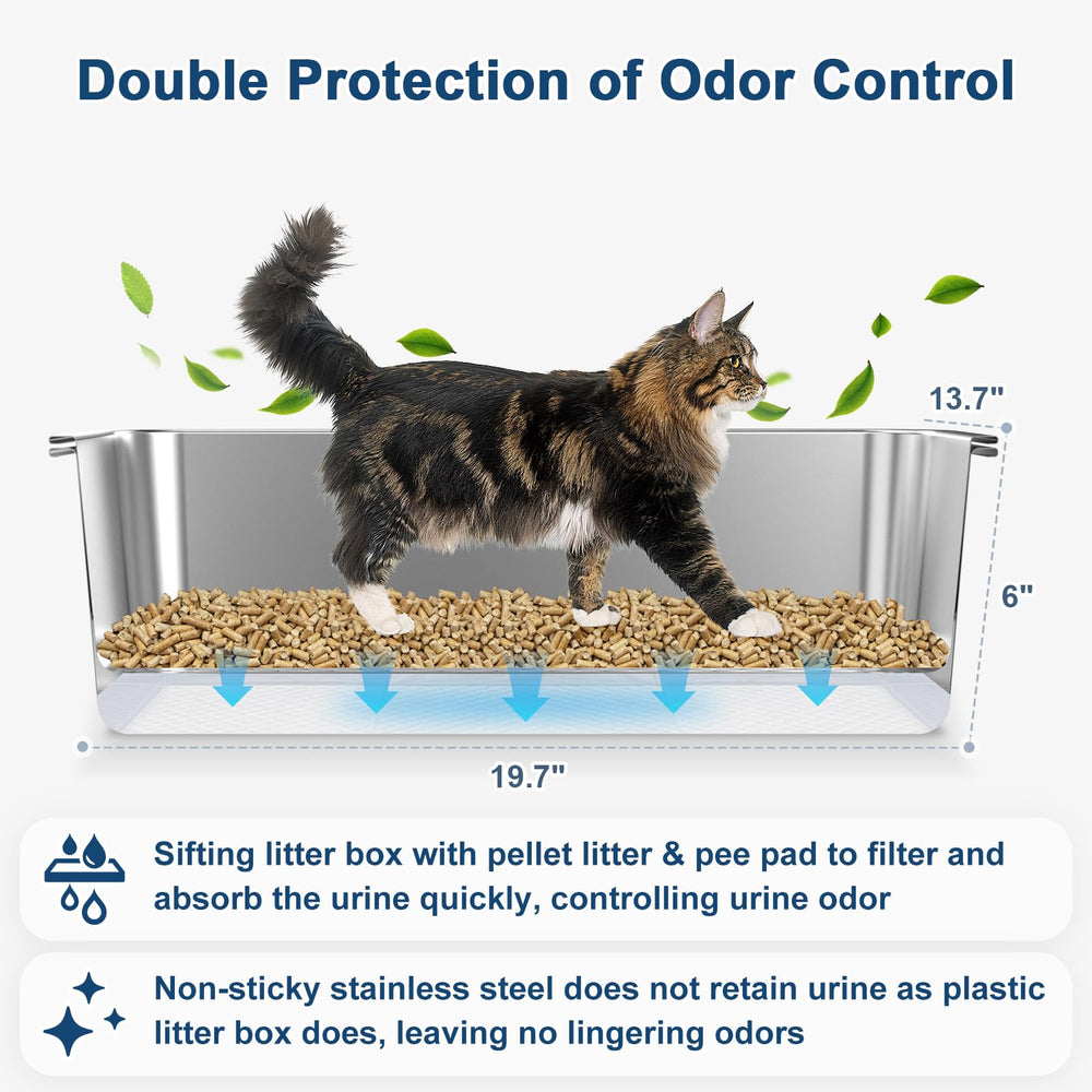 Suzzipaws-odor-control-absorbent-pee-pad aids odor containment and cleaner floors