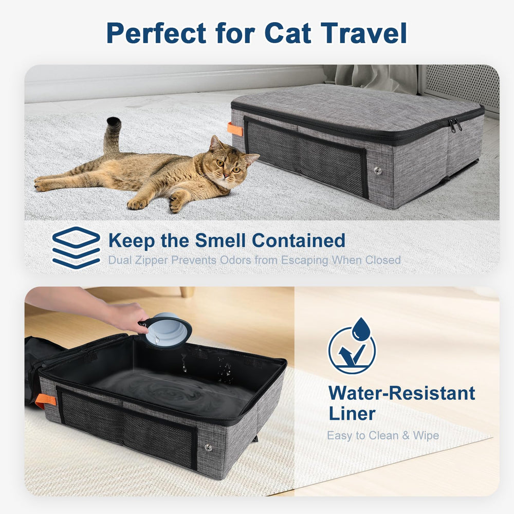 Suzzipaws removable pee shield preventing litter scatter