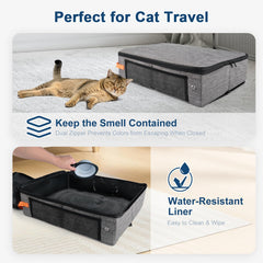 Suzzipaws removable pee shield preventing litter scatter