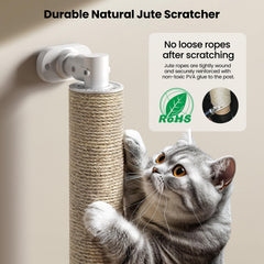 SVD.PET jute post close-up reveals tightly wound rope for lasting scratching.
