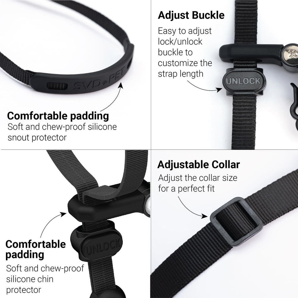 SVD.PET headcollar durable strap for daily, outdoor use.