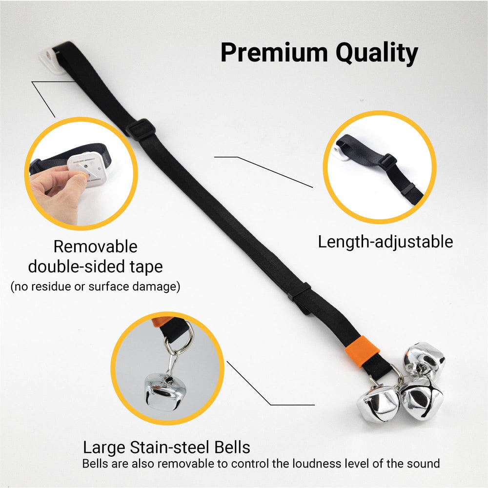 SVD.PET adjustable height feature shown on door mounting setup for puppies