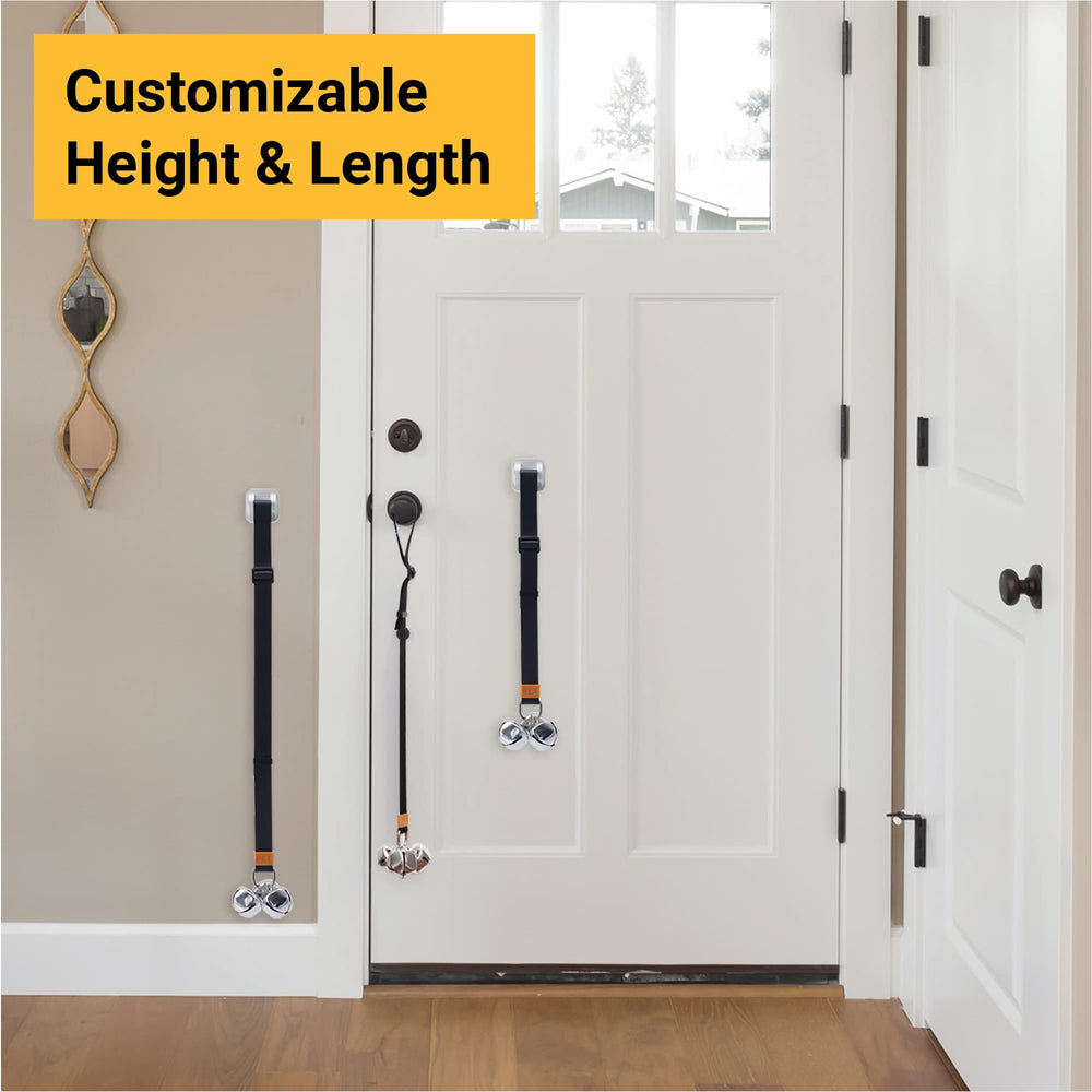 SVD.PET puppy bell wall-mount option shows flexible placement away from doors.