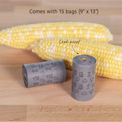 SVD.PET leak-proof waste bags 15-count included for ready, mess-free use.