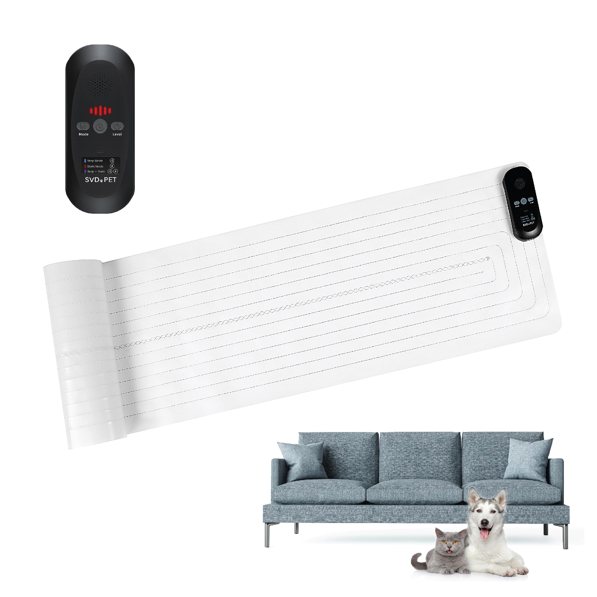 SVD.PET training mat 60x12 front view for large indoor pet training area.