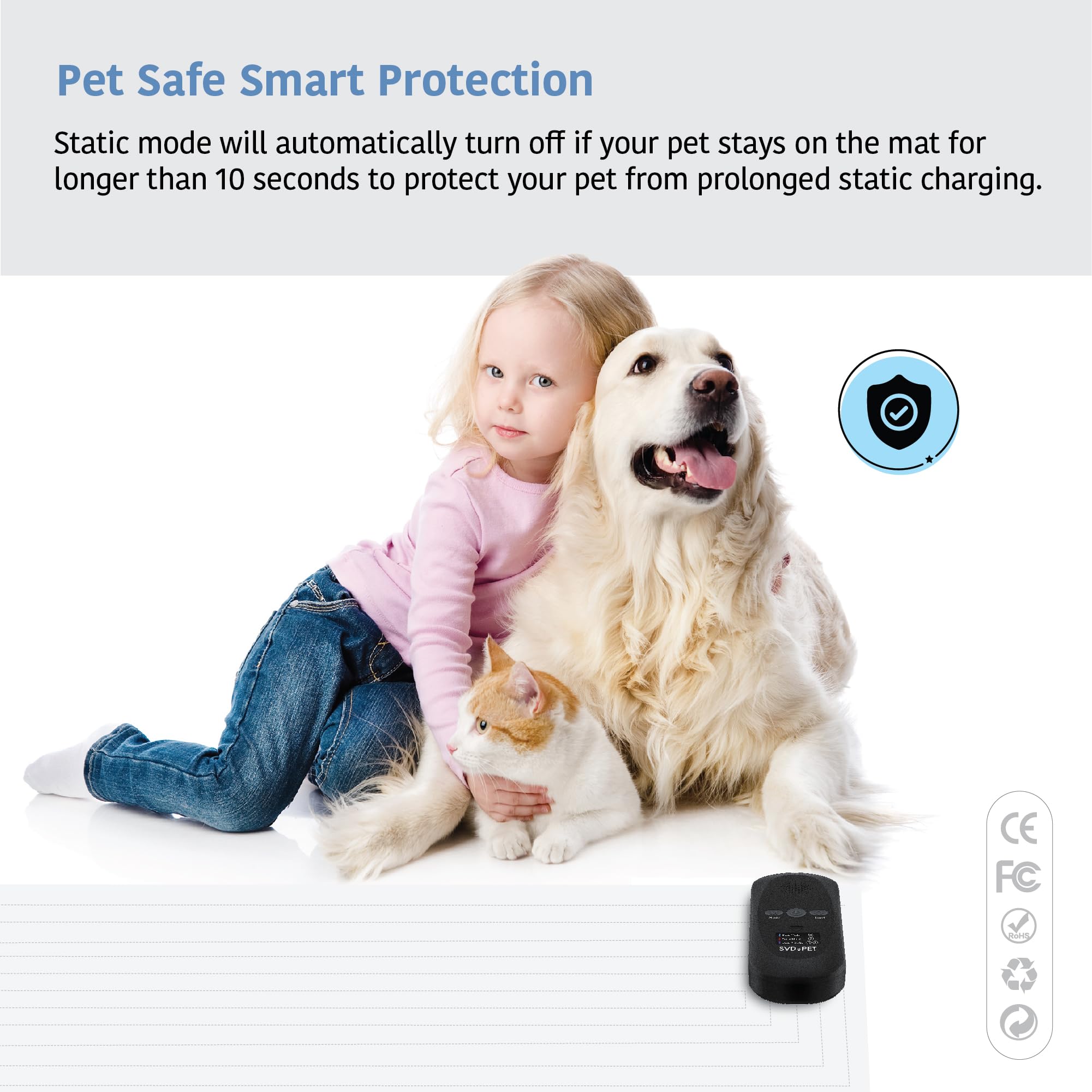 SVD.PET compact storage image suggests easy discreet storage after use.