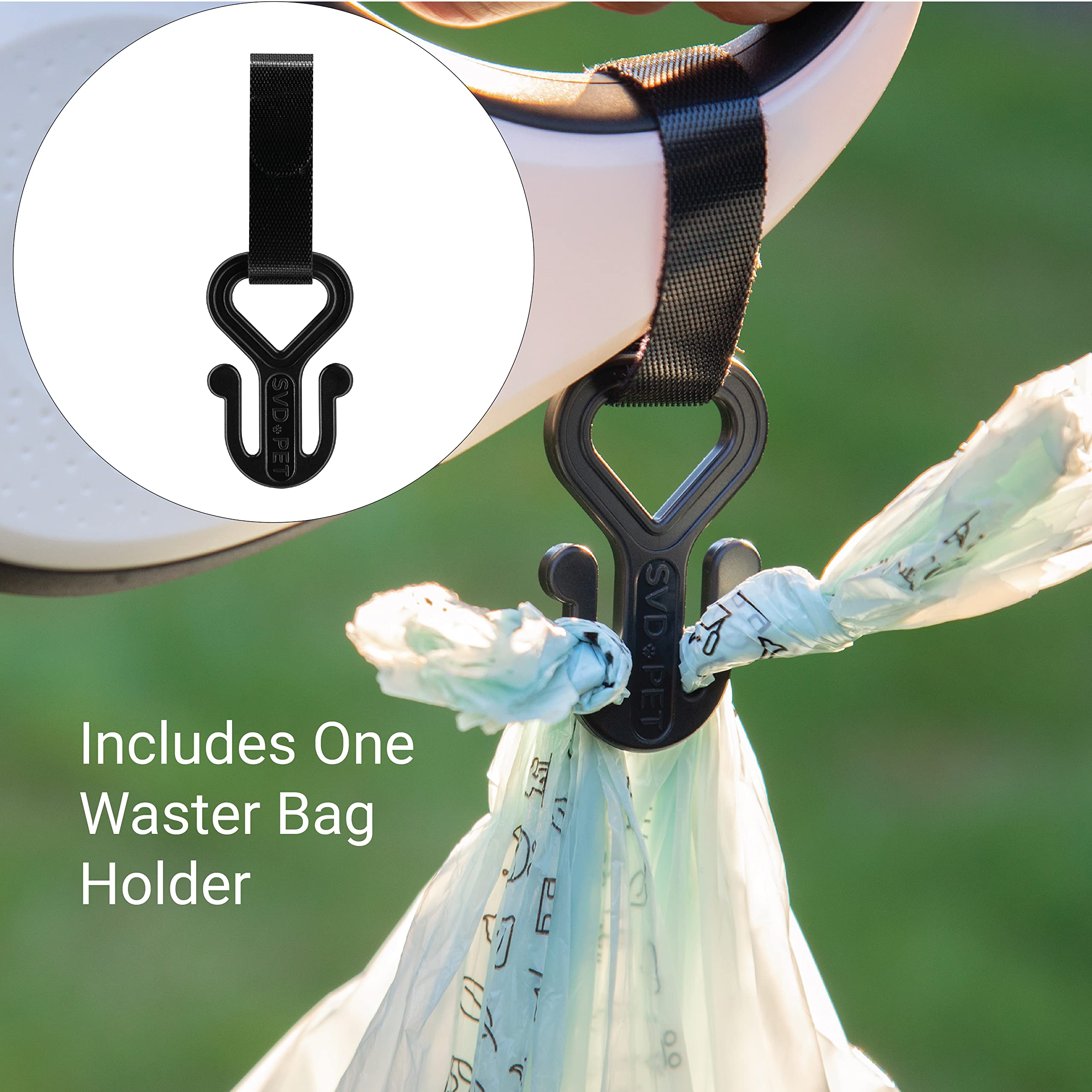 SVD.PET unscented poop bags in 9x13 size prepared for use