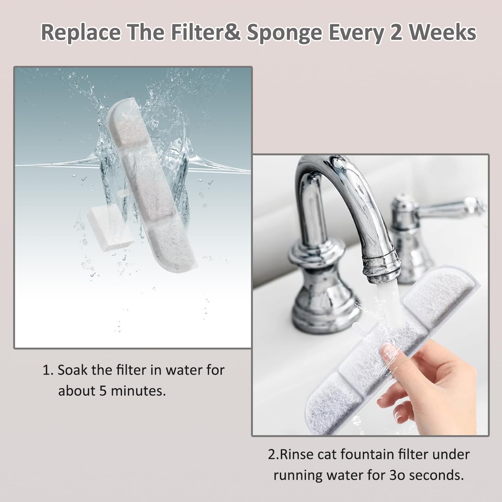 Svrinlio activated-carbon layer reduces odors for fresher-tasting water.
