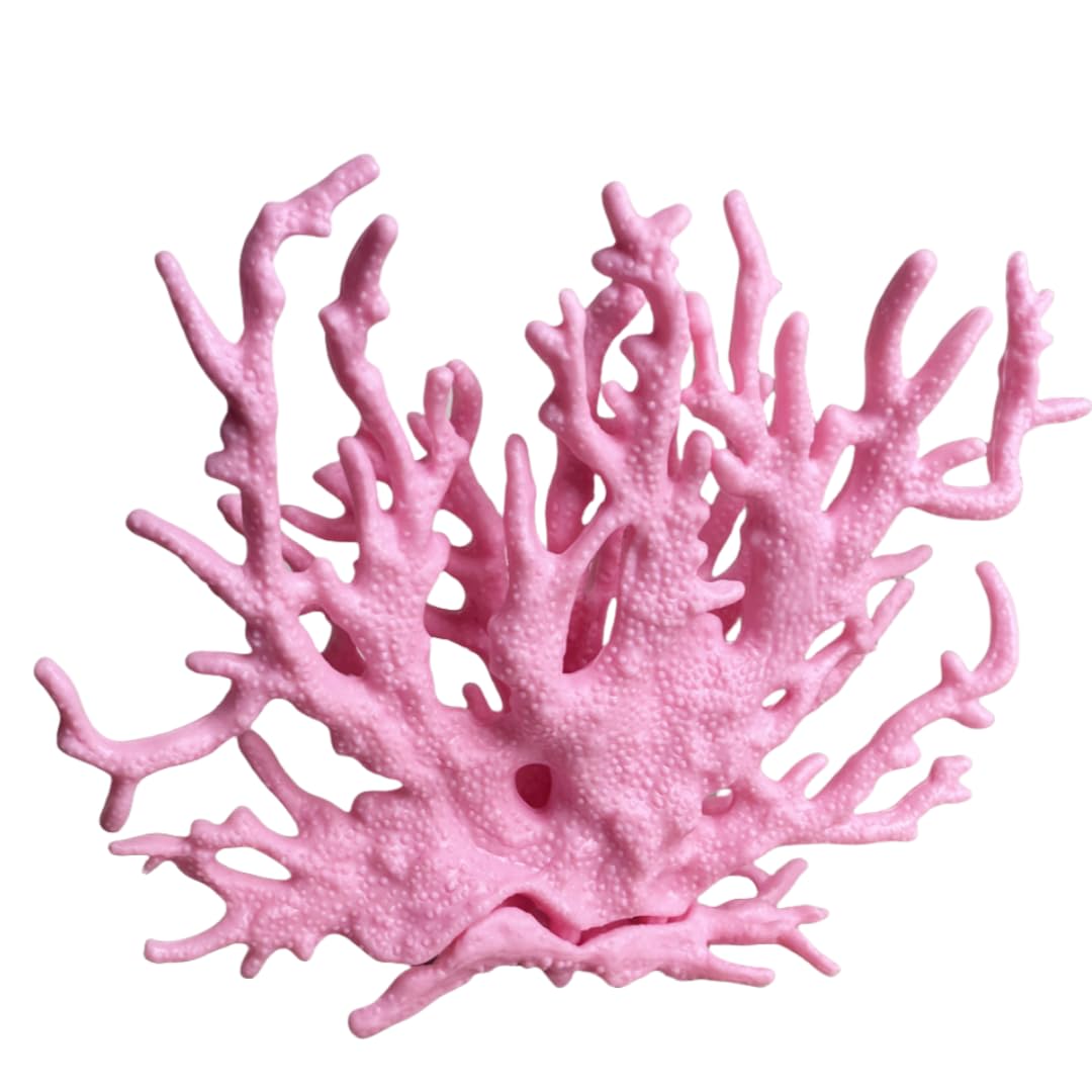SwandTanpand pink coral decoration adds vibrant focal point to small aquariums.